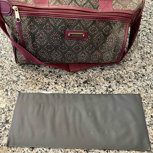 RARE VINTAGE John Weitz Travelers Carry On Overnight Shoulder Strap Duffel Bag - Picture 9 of 14